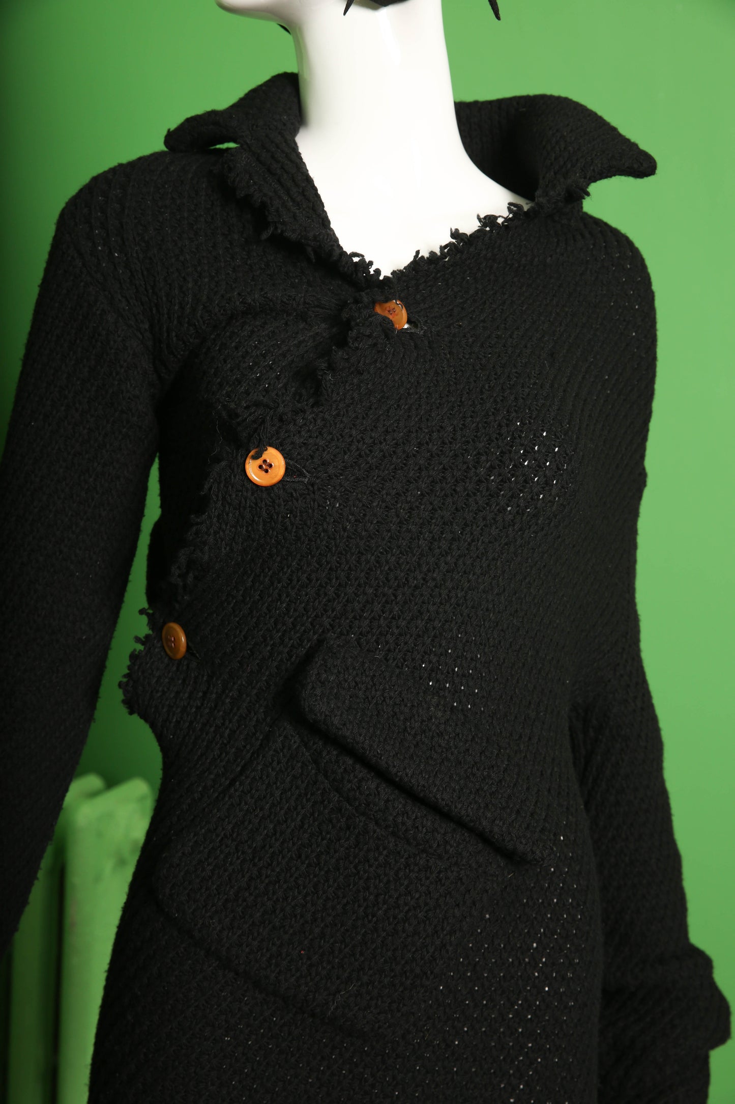 Comme des Garcons Twisted Knit Dress FW 84