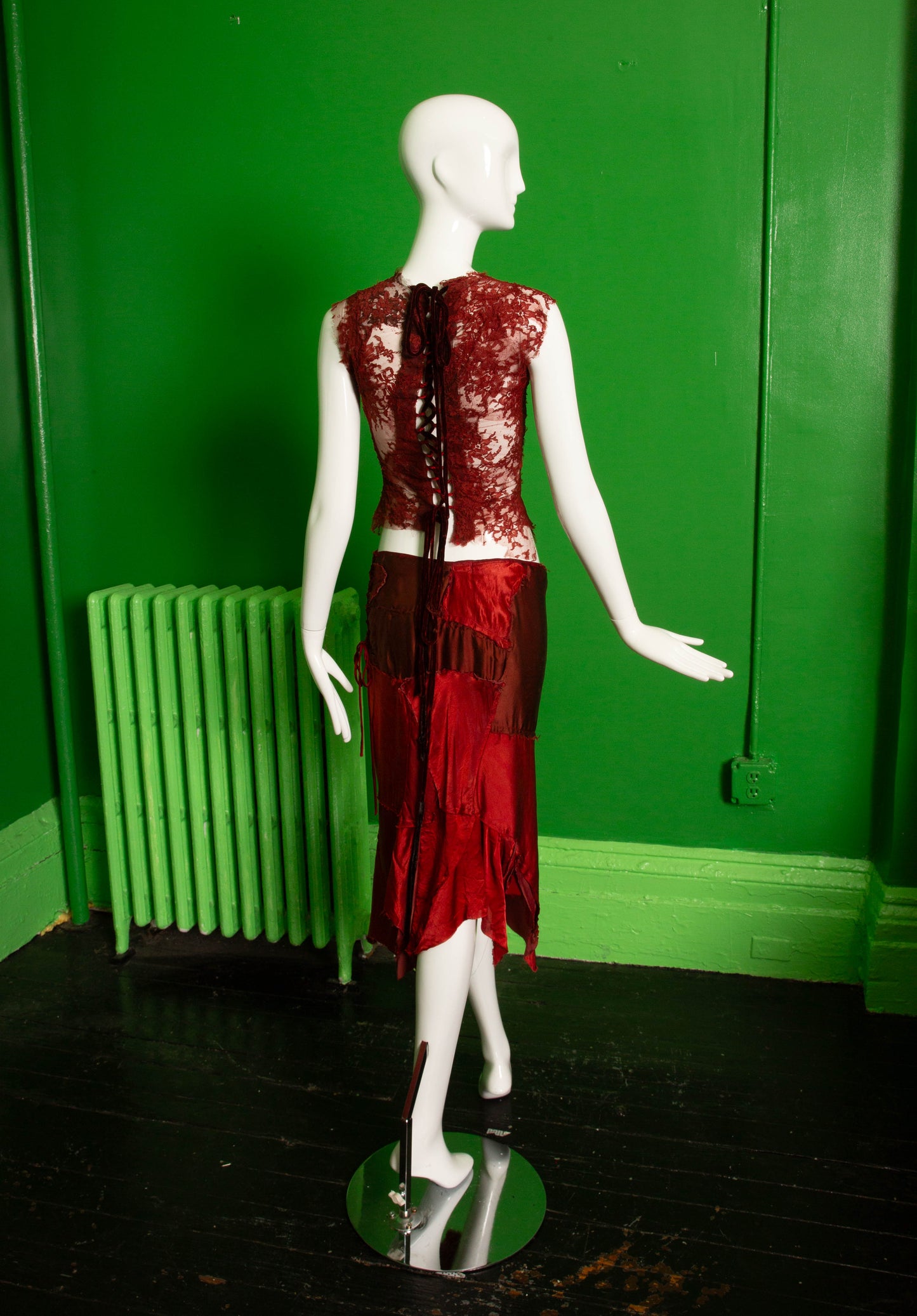 Sarah McCormack Lace Top in Red