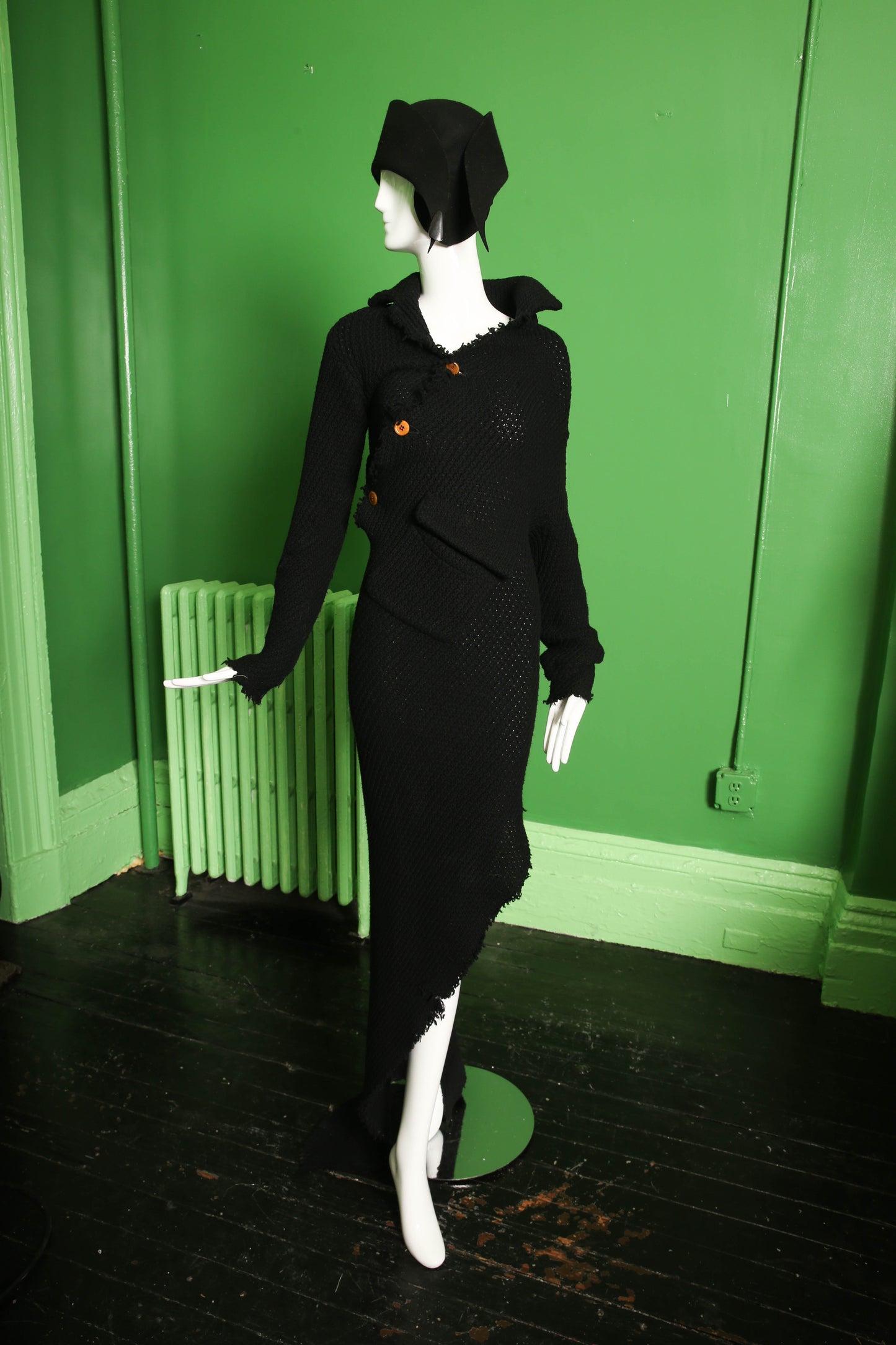 Comme des Garcons Twisted Knit Dress FW 84