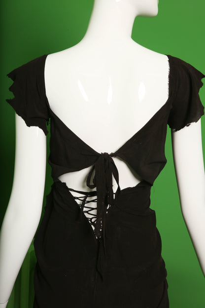 Sarah McCormack Gathered Silk Dress