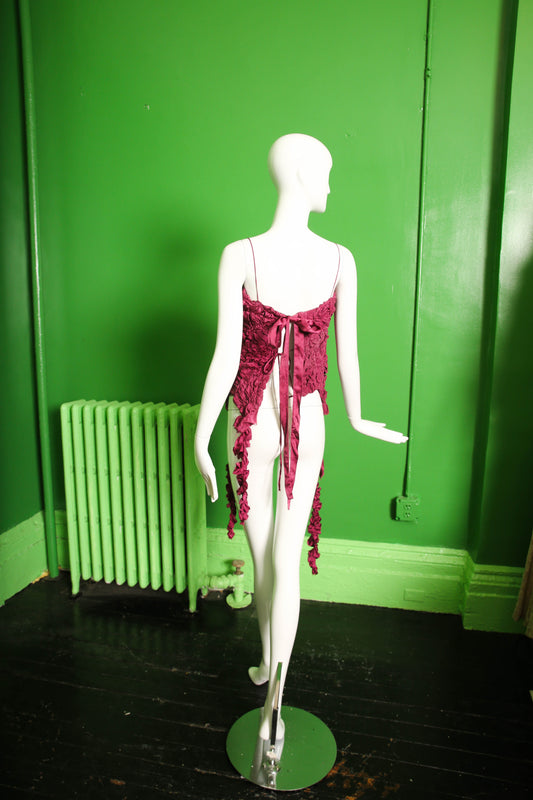 Sarah McCormack Pink Silk Top or Skirt
