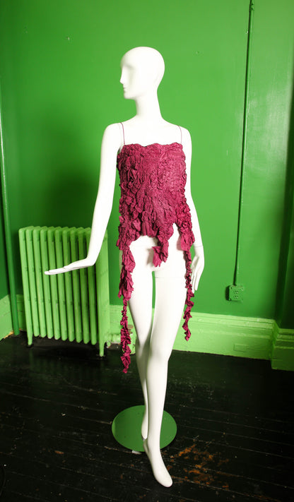 Sarah McCormack Pink Silk Top or Skirt