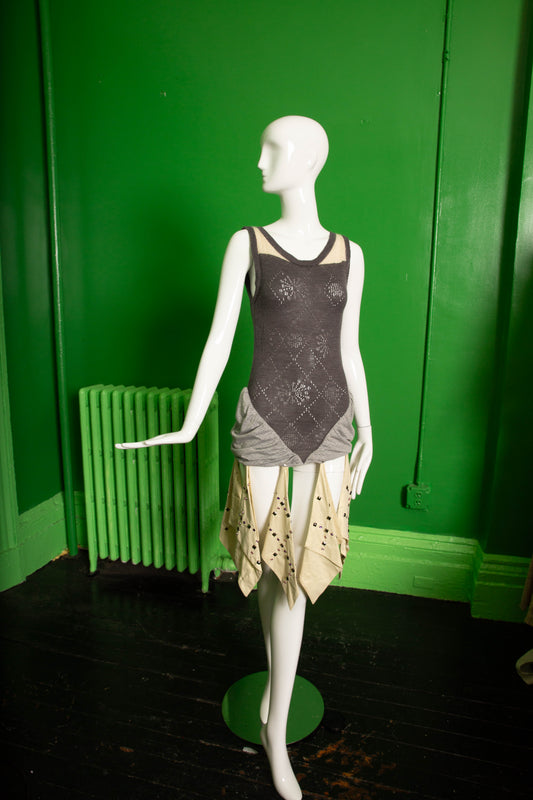 Katya Zelentsova Pointelle Handkerchief Tunic