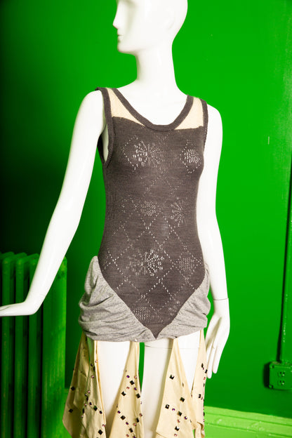 Katya Zelentsova Pointelle Handkerchief Tunic